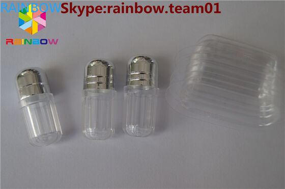 rhino7 & rhino 25 empty  capsule shape container clear plastic capsules sex pill bottle container sex pill capsule