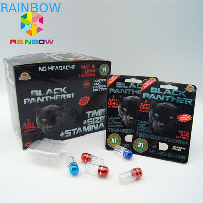 small female sex tablets bottles with metal cap sex pill packaging capsule bottle with printed cap sex capsule packaging