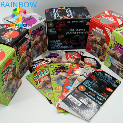 small female sex tablets bottles with metal cap sex pill packaging capsule bottle with printed cap sex capsule packaging