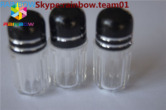 Plastic container hexagonal shape capsule bottle with aluminum foil cap for single capsule pakcaging/single capsule pack