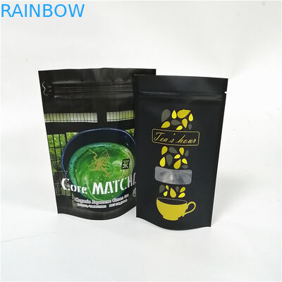 Custum printed matte finished bags plastic bags protein powder packaging stand up mylar foil bags