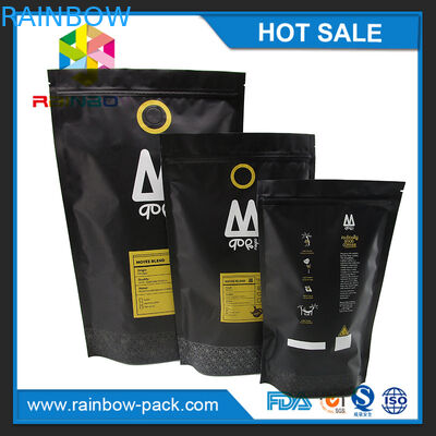 zip lock bag gusset vitamin packaging coffee scrub packaging bags  bean bag refill aluminum foil packaging pouch