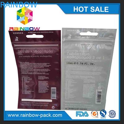 Gold Shinny Mini Foil Pouch Packaging / Hermetically Sealed Aluminium k Bags