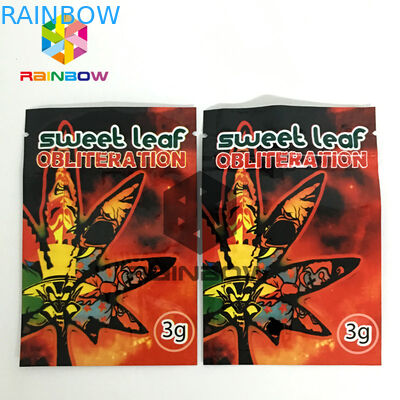Aluminum Foil 7H Kush Herbal Incense Bag 3g 4g 6g 10g Custom Printed