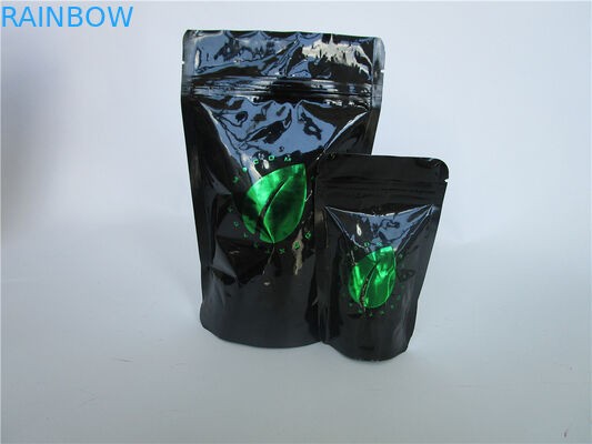 Black Plastic k Bags Medical Cannabis / Tobacco / Herbal / Spice Packing