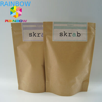 Durable Lined Aluminum Foil Stand Up Bag Packaging For Food , Eco Friendly