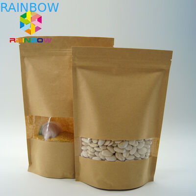 Durable Lined Aluminum Foil Stand Up Bag Packaging For Food , Eco Friendly