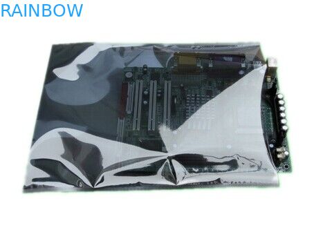 Silver Zip Lock Big Anti Static Bag Transparent / Half Transparent Nylon