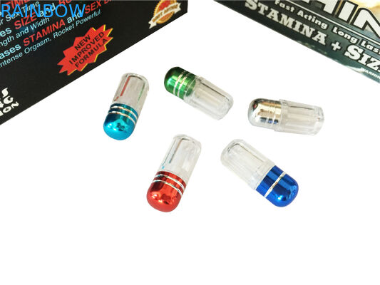 Red Rhino 69 Penis Enlargement Capsules Jar Bullet / Sex Pills Plastic Medicine Bottles