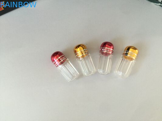 Metal Cap Colorful Plastic Pill Bottles For FX 9000 / Rhino 7 / SWAG Capsule Bullet
