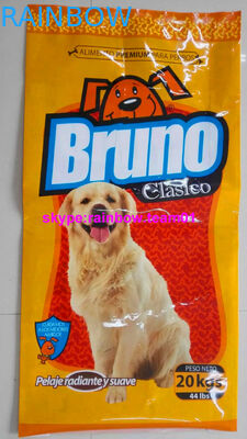 Custom Cat Pet Food Pouch Heat Seal Pet Side Gusset Bag SGS Certification