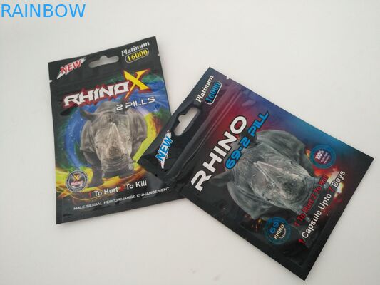 Tablet Medicine Foil Pouch Packaging Moisture Proof Laminate Mylar Foil Pill Bags