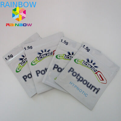 Male Enhancement Pill Bags 3 - Side Seal Zip Flat Pouch Packaging With Hang Hole