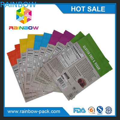 250g Aluminum Foil Matte Printing Mylar Stand up k Cookies Packaging Pouch Bag