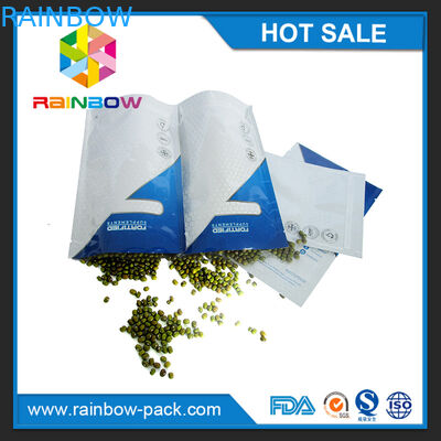Customized logo Printed aliminum foil stand up zip lock bags protein powder packaging 1kg