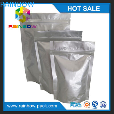 Free sample aluminum foil stand up k bag for food storage packaging