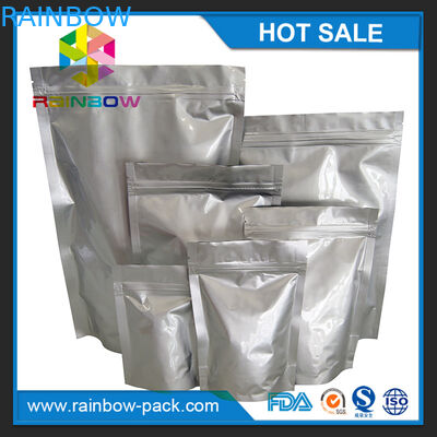 Free sample aluminum foil stand up k bag for food storage packaging