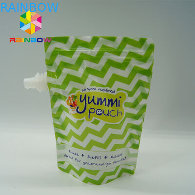 Food Grade Plastic Spice Spout Pouch Packaging Custom Printing PET / NY / PE