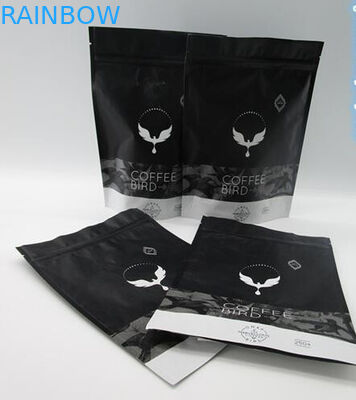 Matte Finish Plastic Pouches Packaging Customized Coffee Bean Packaging Bag