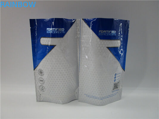 protein Stand Up Pouch for 2lb protein powder aluminium foil zip lock bag