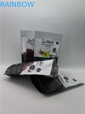 Mylar airtight doypack k whey protein/supplement/goat milk powder packaging bags