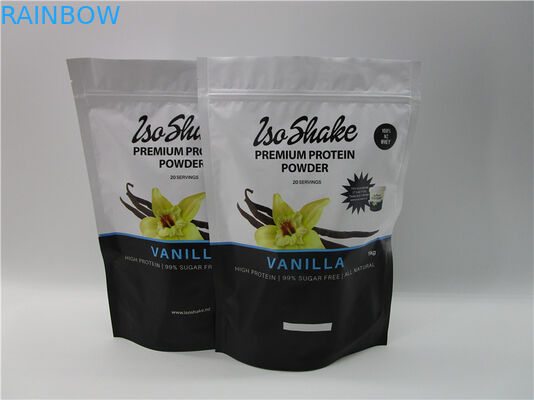 Mylar airtight doypack k whey protein/supplement/goat milk powder packaging bags