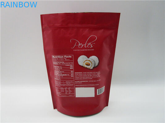 250g 500g custom printed matte food grade stand up foil zip lock whey protein packaging bags
