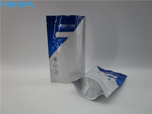 nutrition supplements protein powder packaging stand up pouch / foil packets