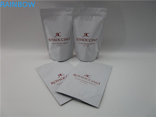 Coffee Valve Protein Powder Packaging Matt Foil Zip Lock Bag Stand Up Pouch bag