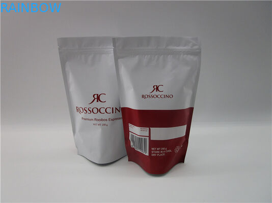 Coffee Valve Protein Powder Packaging Matt Foil Zip Lock Bag Stand Up Pouch bag