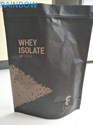 custom printed food grade foil lined k 1 kg protein powder bag packaging energy powder pouches