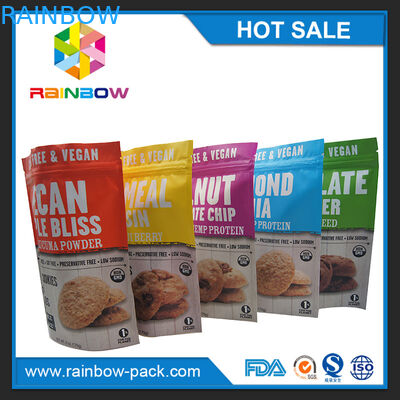 aluminum foil chip bags chips aluminum foil packaging  stand up k 250g cookies packaging pouch