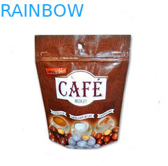 Custom Size Tea Bags Packaging PE Resealable Stand Up Pouches With Zipper
