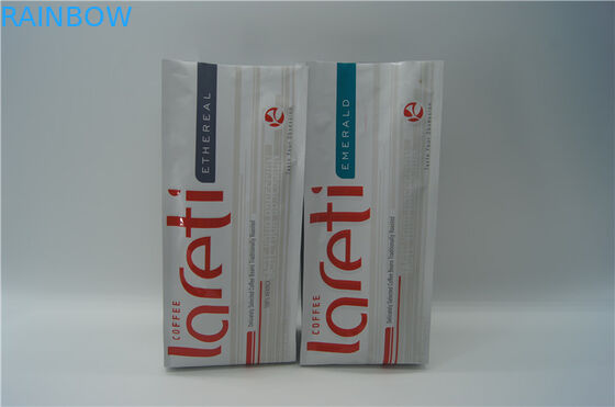 Customzied side gusset coffee packaging bags for ground coffee with valve