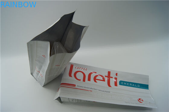 Customzied side gusset coffee packaging bags for ground coffee with valve