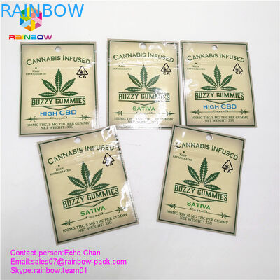2018 new cannabis infused buzzy cummies High CBD / THC bag with k hot sale in CA