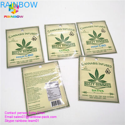 2018 new cannabis infused buzzy cummies High CBD / THC bag with k hot sale in CA