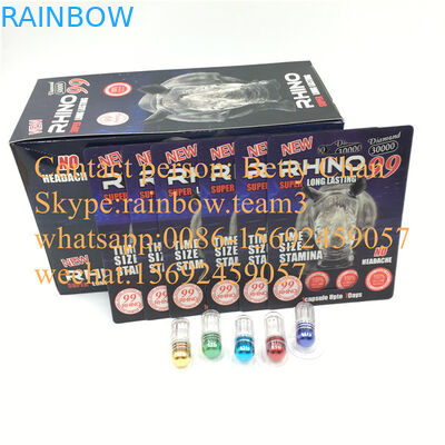 Male Enhancement Pill 3D Blister Packaging Card For Purple Rhino 99 30000 / Rhino 69 35000