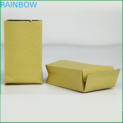 PET VMPET PE Material Side Gusset Kraft Paper Bag For Tea / Food Packaging