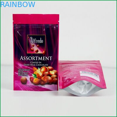 Custom Stand up zipper bag with logo for chocolate / chocolate packaging bag