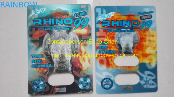 Reusable Moisture Proof Plastic Pill Bottles For Rhino 7 Male Enhancement Pills Packaging