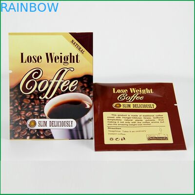 PET VMPET PE Plastic Pouches Packaging For Coffee Powder / Coffee Sachet