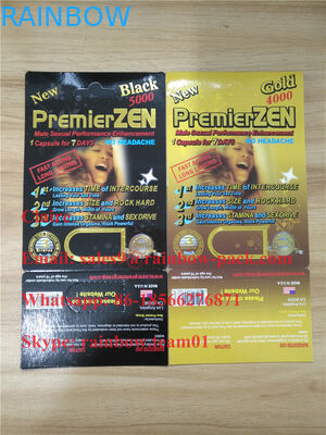 PremierZen Gold Male Enhancement Pill card blister packaging in stock with 3D effect