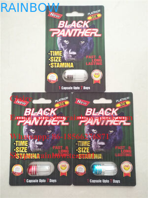 Sexual Capsule Blister 3D Paper Card / Male Sexual Performance Enhancement Sex Pill Package