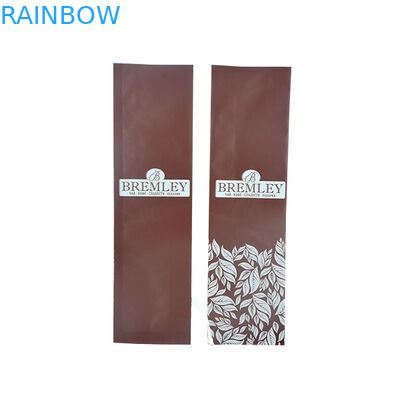 Flat Bottom Food Grade Eco Friendly Stand Up Pouches Coffee Packaging Degassing Valve