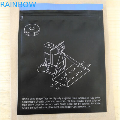 Three Side Seal Mylar k Plastic Packaging Bags For Medical Tape Packaging