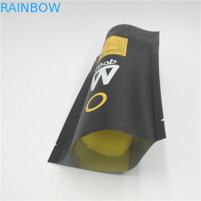 Biodegradable Ethiopia Coffee Bean Packaging Bags 500 Gram 16 Oz With Zipper