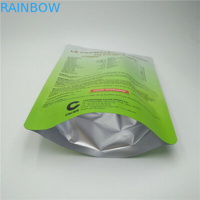 Resealable Plastic Pouches Packaging , Zipper Pet Food Bag For Animal Supplement