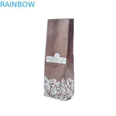 2017 Wholesale heat seal 500g roasted ground coffee packaging bag with valve and tin tie