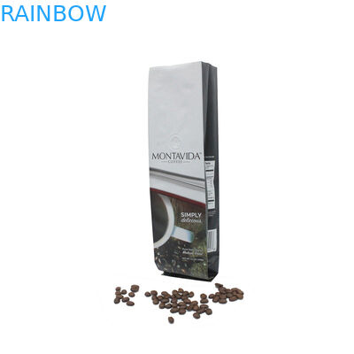 Custom printed side gusset foil lined coffee bag wholesale pack 500g 1kg